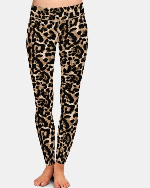 Leopard Grain Printing Legging Sexy