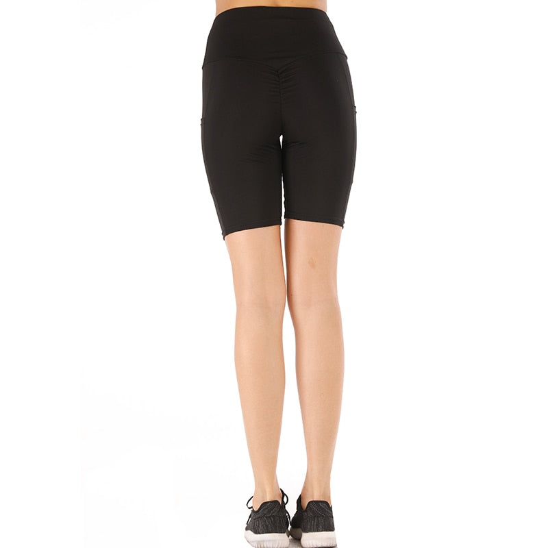 High Waist Seamless Pocket Short