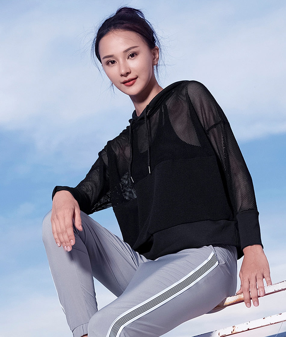 Mesh Patchwork Activewear Jacket