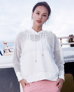 Mesh Patchwork Activewear Jacket