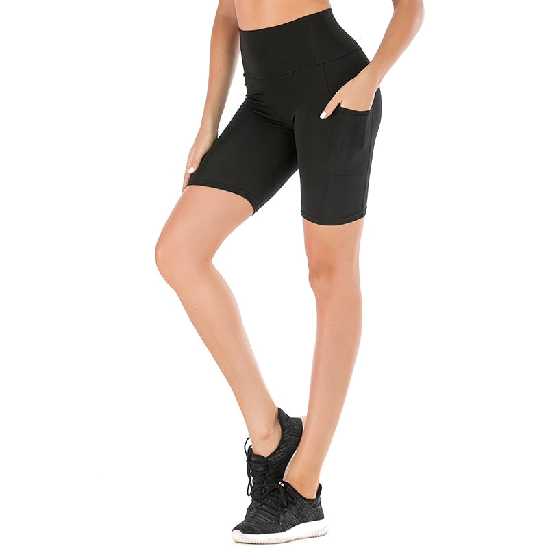 High Waist Seamless Pocket Short