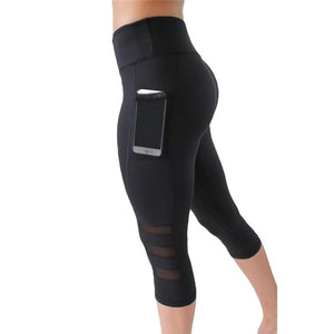 Mesh Insert Yoga Pants