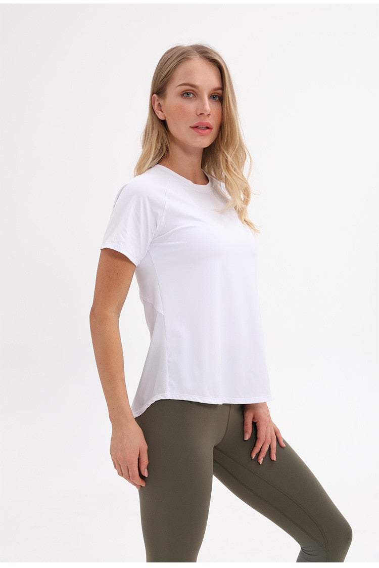 Mesh Patchwork Yoga Top