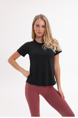 Mesh Patchwork Yoga Top