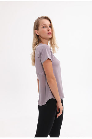 Mesh Patchwork Yoga Top