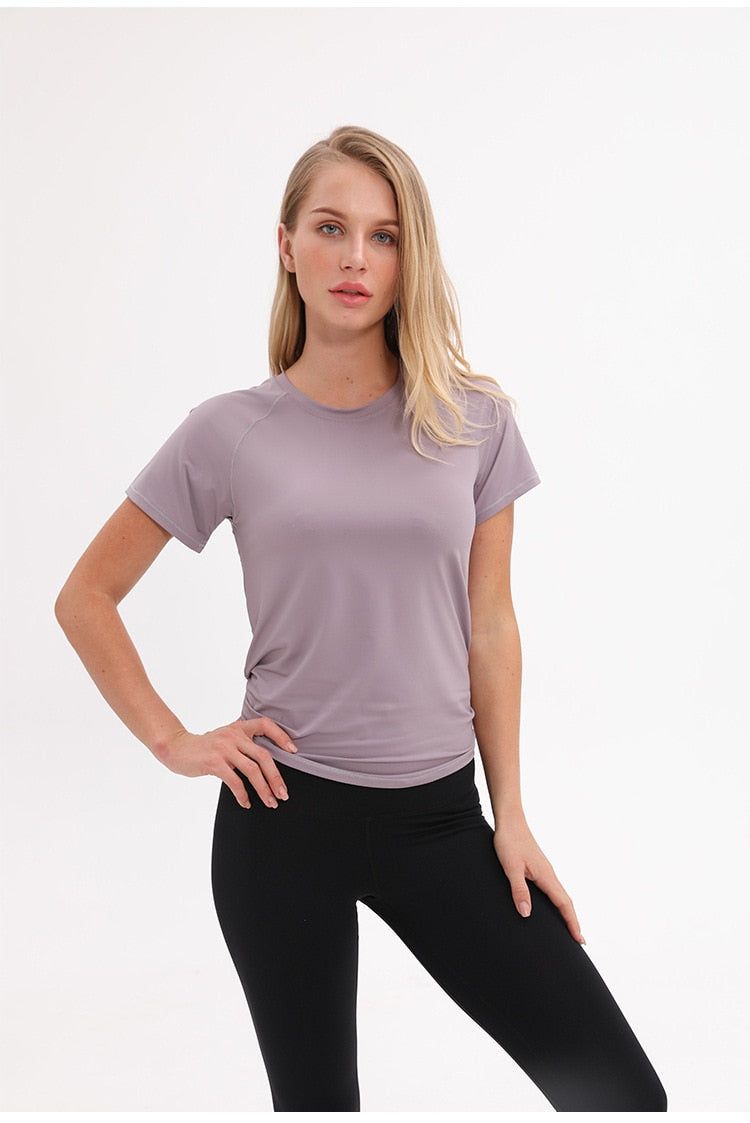 Mesh Patchwork Yoga Top