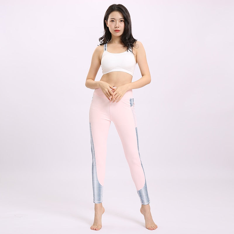 High Waist Push Up Mesh Legging's