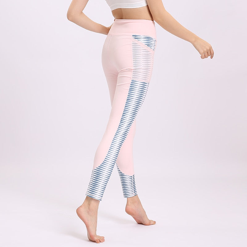 High Waist Push Up Mesh Legging's