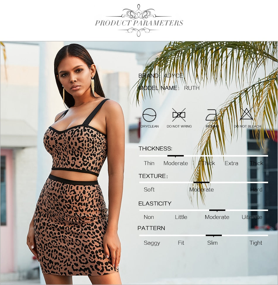 Two Piece Animal Print Set