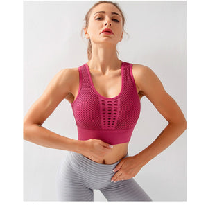 Racerback Padded Yoga Crop Top