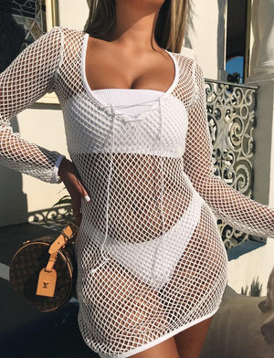 Fish Net Beach Dress