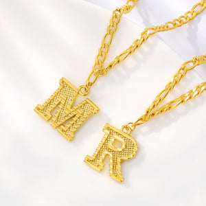 Gold Letter Anklet