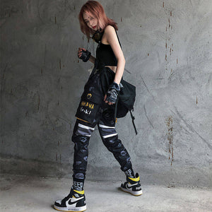 Brooklyn Girl High Waist Cargo Pants