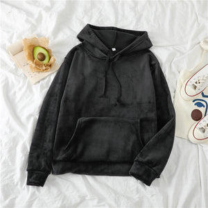 Faux Suede Hoodie and Jogger Set