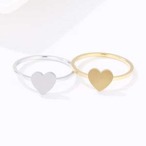 Hearts Stainless Steel Ring