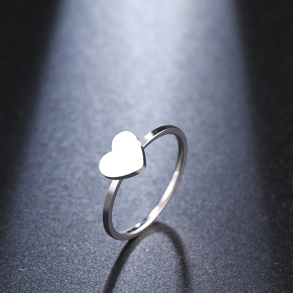 Hearts Stainless Steel Ring