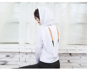 Slit Back Yoga Hoodie