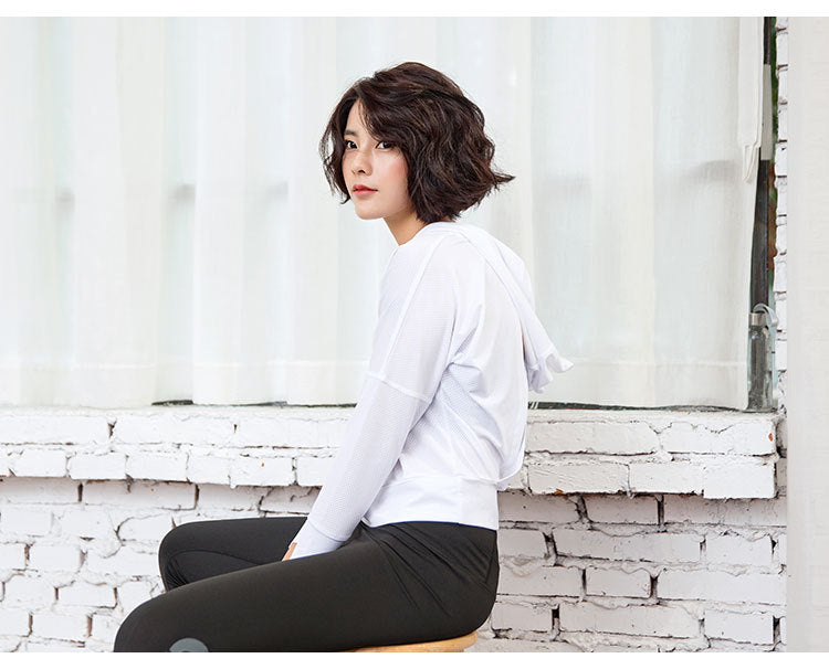 Slit Back Yoga Hoodie