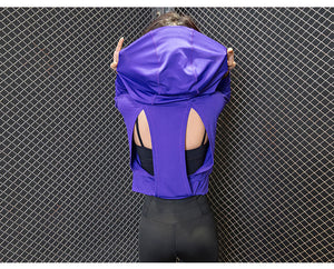 Slit Back Yoga Hoodie