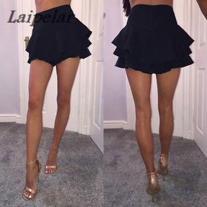 Ruffled Frill High Waisted Skort