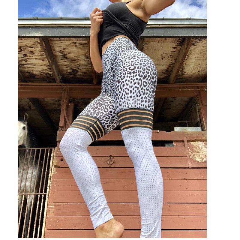 Leopard Patchwork Leggings