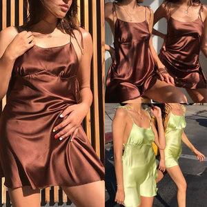 L.A Girl Satin Mini Dress