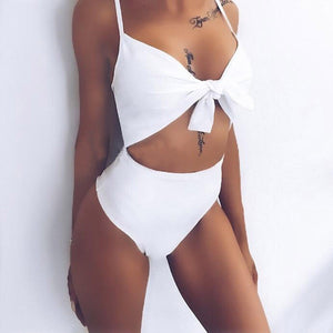 One Piece High Waist Tankini