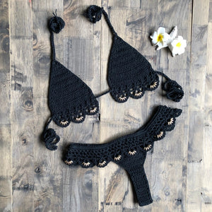 Two Piece Crochet Bathing Suit