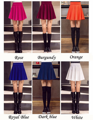 Ruffle knee Length Skort