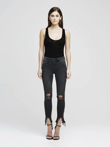 Slit Tassel Ankle-length Pants