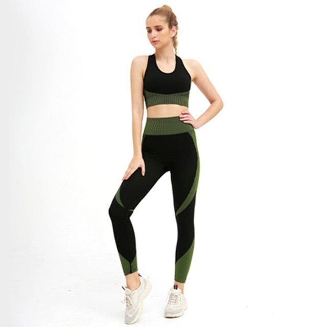 Cross Back Strap Two Piece Jogger Set