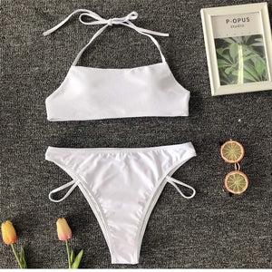 Two Piece Push Up High Waist Bikini