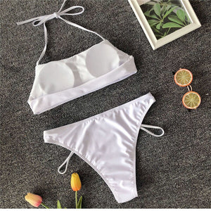 Two Piece Push Up High Waist Bikini