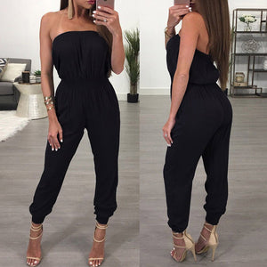 Madison Ave Off The Shoulder Jumpsuit