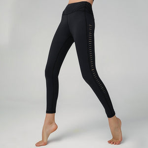 Hollow Out High Waist Yoga Pants