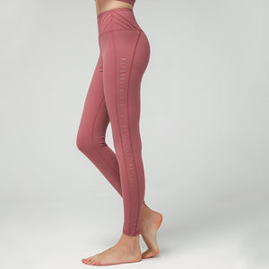 Hollow Out High Waist Yoga Pants