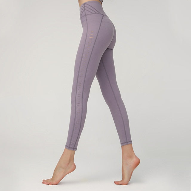 Hollow Out High Waist Yoga Pants