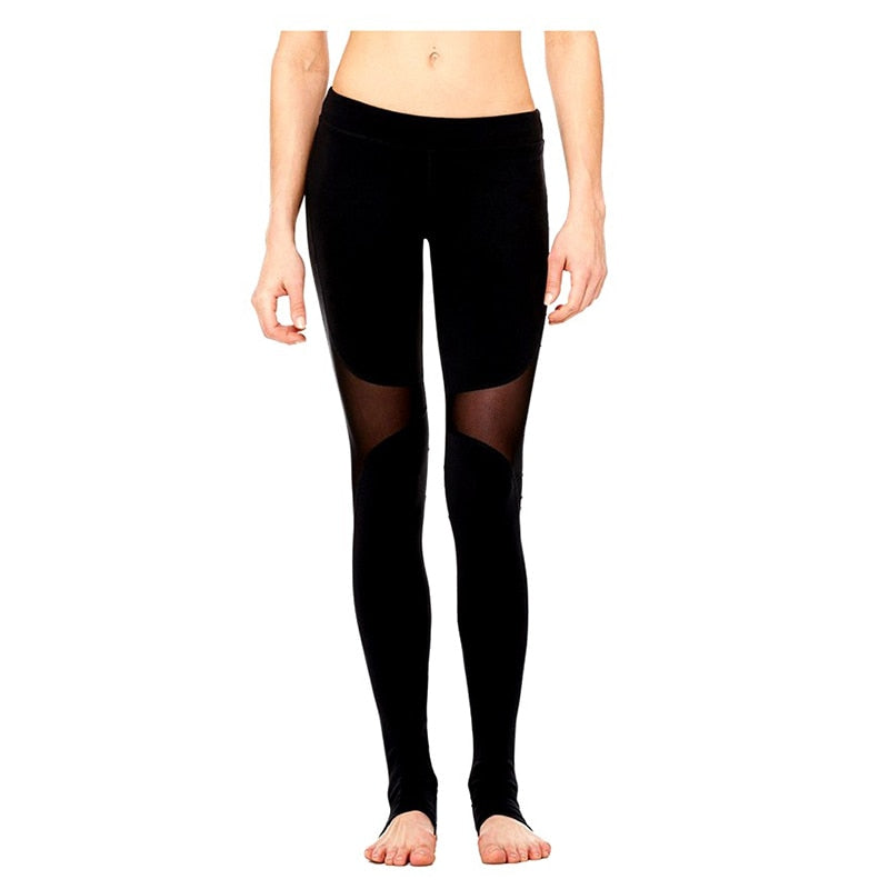 Mesh Insert Yoga Legging's