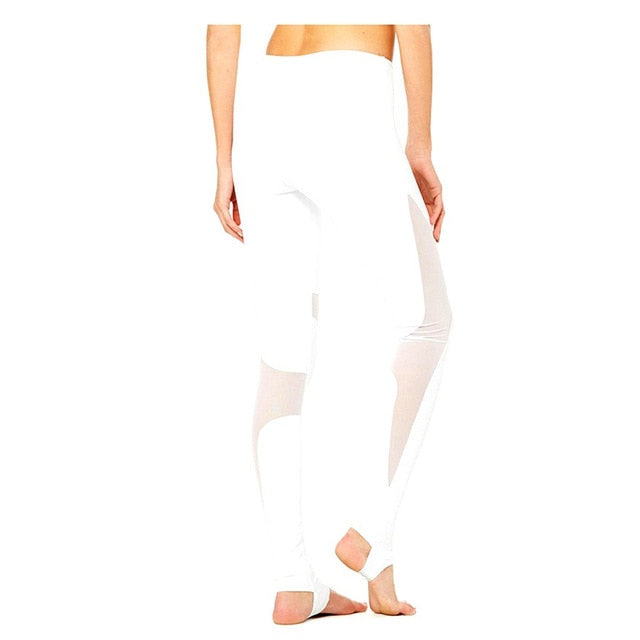 Mesh Insert Yoga Legging's