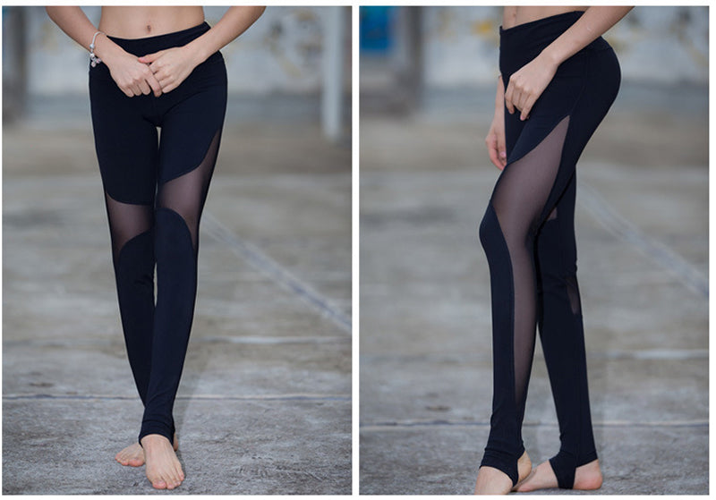 Mesh Insert Yoga Legging's