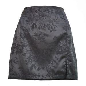 High Waist Satin Skirt