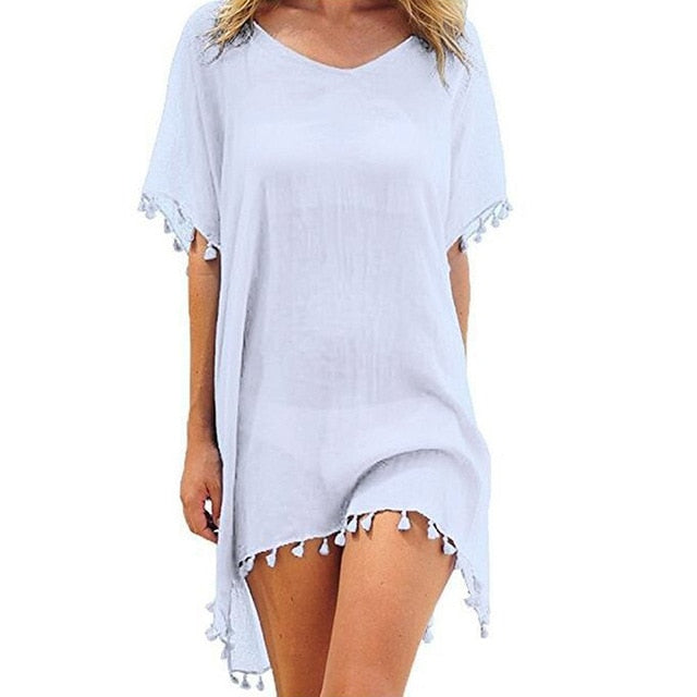 Linen Beach Cover-up Dress