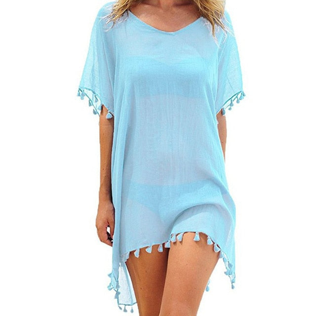 Linen Beach Cover-up Dress