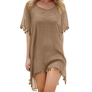 Linen Beach Cover-up Dress