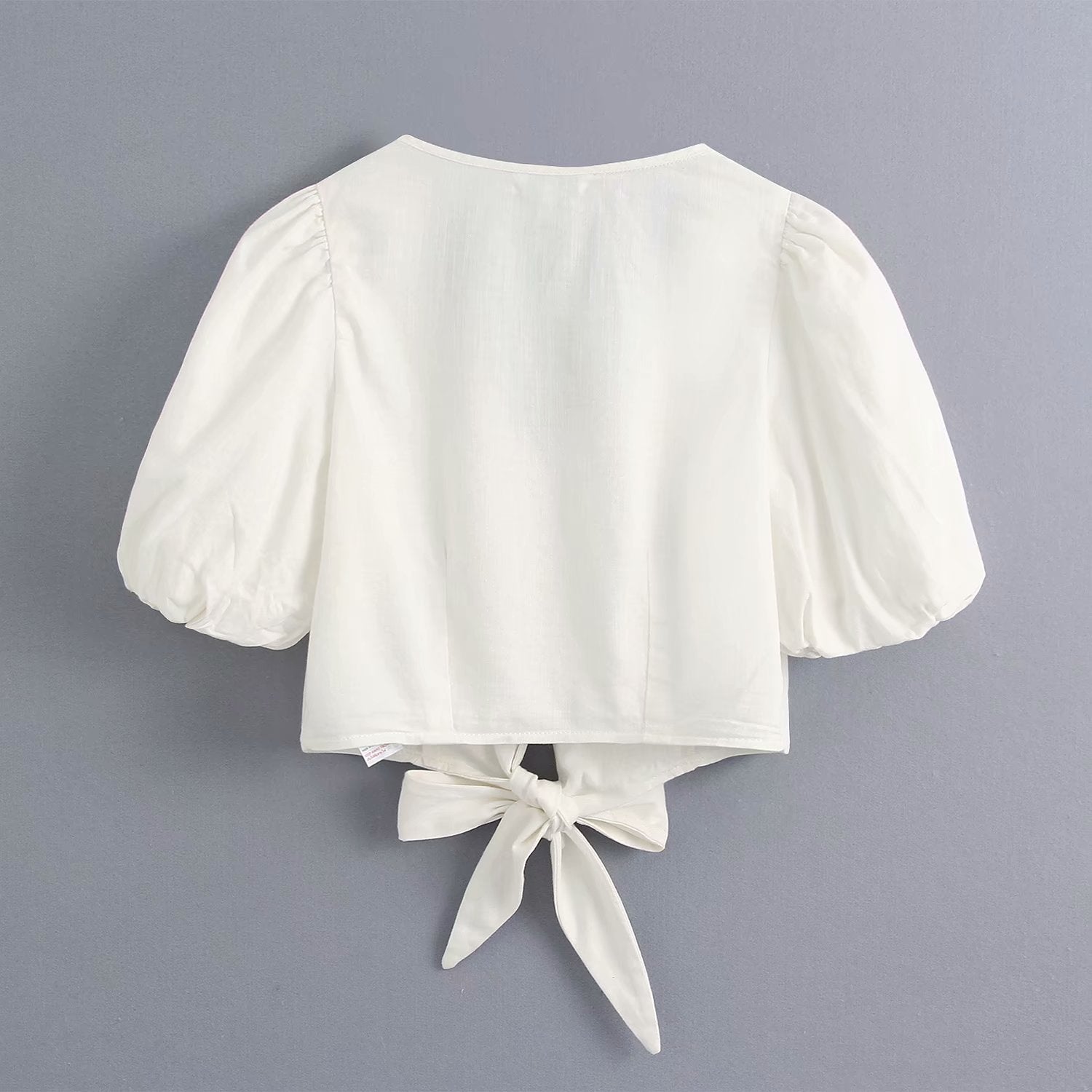 Tie Up Bow Waist Top