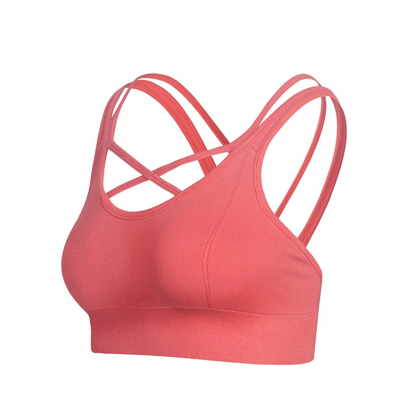 High Impact Seamless Racerback Sports Bra