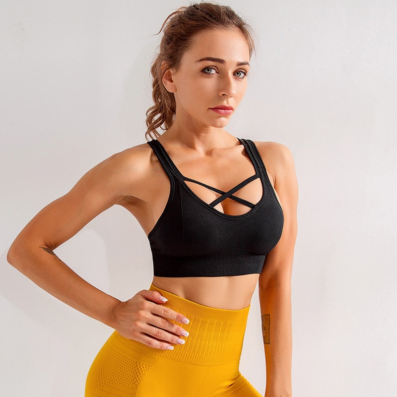 High Impact Seamless Racerback Sports Bra