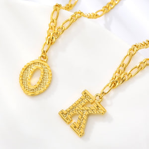 Gold Letter Anklet