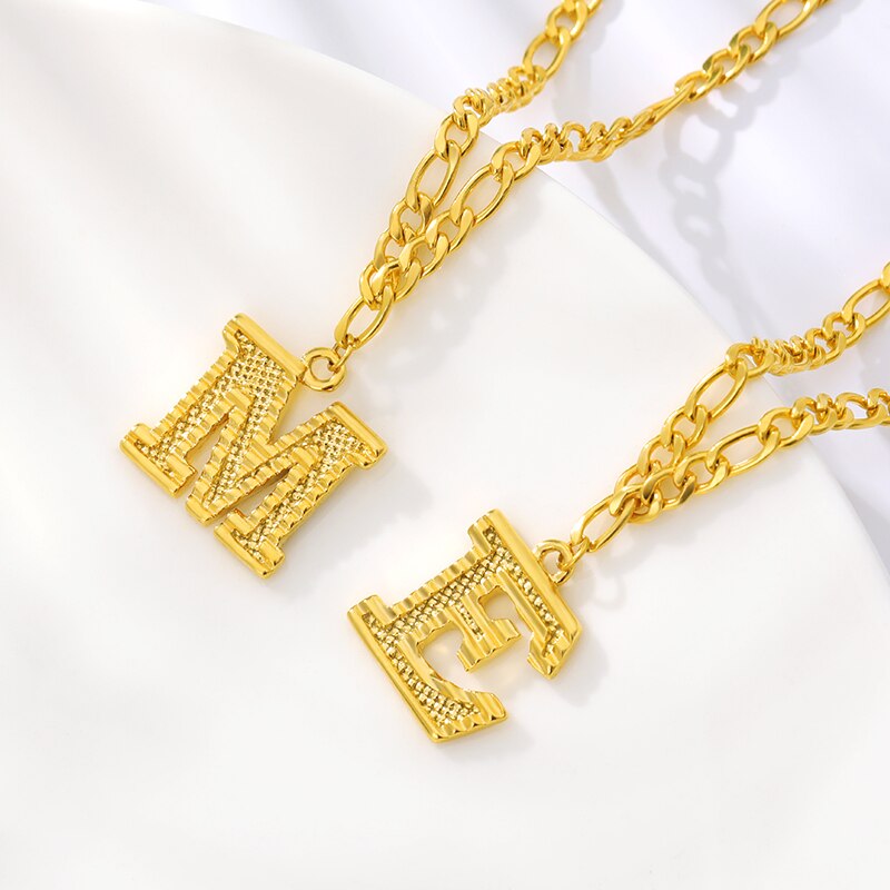 Gold Letter Anklet