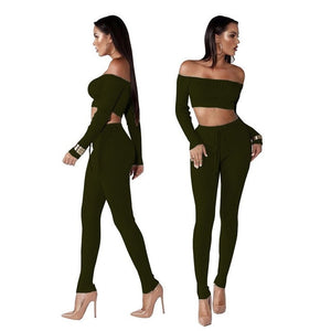 Bali Girl Off The Shoulder Crop Top Set